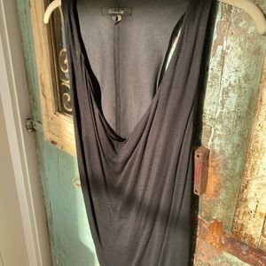 Bella Dahl scoop neck cami style with leather (vegan) back